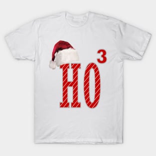 1980s kawaii Cute Santa Hat HO3 Christmas Ho Ho Ho T-Shirt